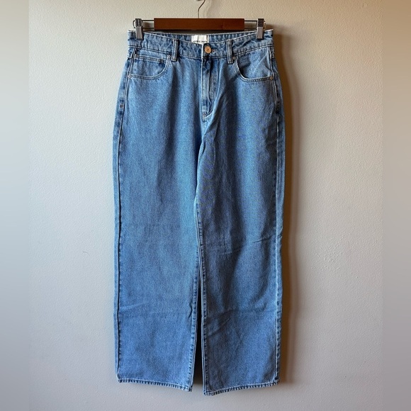 Abrand Denim - Abrand Wide Leg Blue Denim Jeans